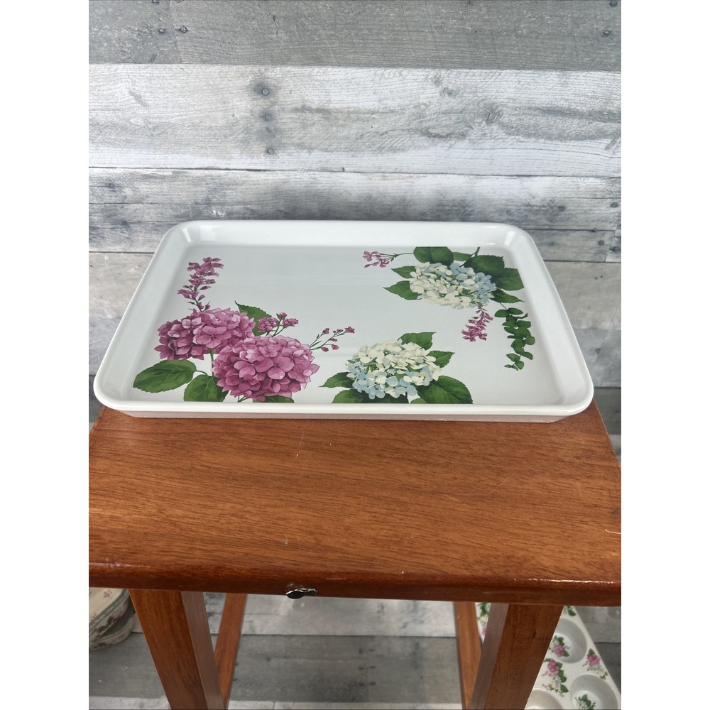 Temp-tations By Tara Hydrangea 13" Serving Tray